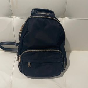 small black backpack